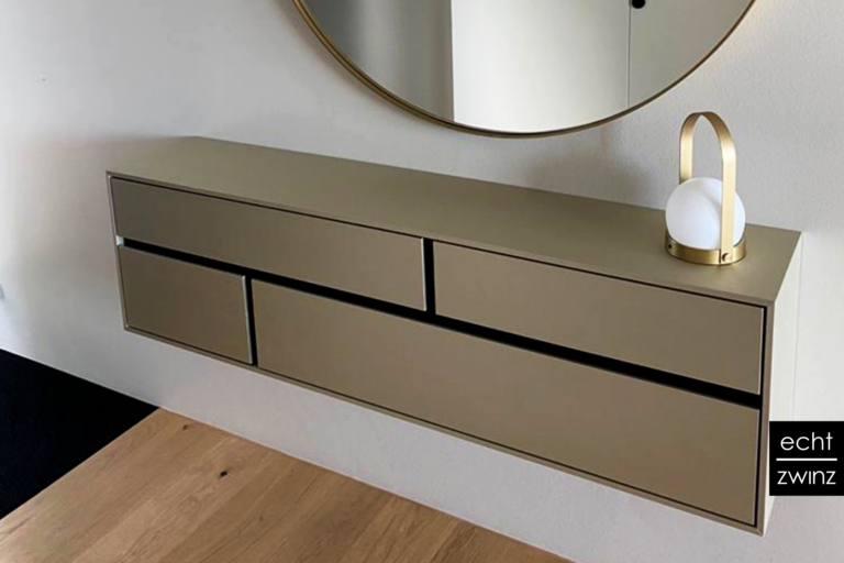 Sideboard mit Fenix metallic Spezialoberfläche